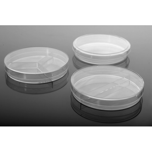 150 x 15mm Stackable Petri Dish, Polished Polystyrene, RNase and DNase Free, Sterile